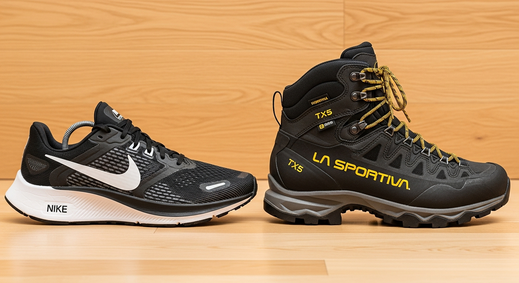 Size comparison sneakers vs TX5