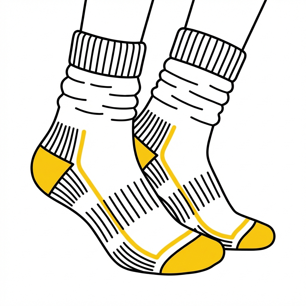 厚手の登山用ソックス